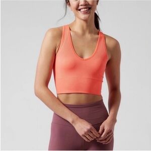 Athleta Aurora Crop Rib Tank Top, M